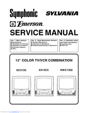 Sylvania EWC1302 Service Manual