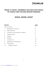 blomus 65337 User Manual