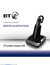 BT Cordless Headset H55 Quick Setup And User Manual
