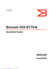 Brocade Communications Systems VDX 8770-8 Quick Start Manual