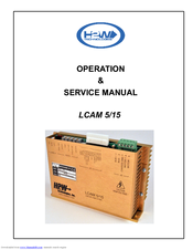 H2W technologies LCAM 15 Operation & Service Manual