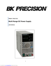 BK Precision 9110 User Manual