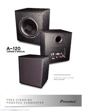 Presence A-120 Owner's Manual