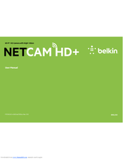 Belkin NetCam HDplus User Manual