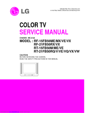 LG RT-21FB50RQ/V/VE/VQ/VX/VW Service Manual