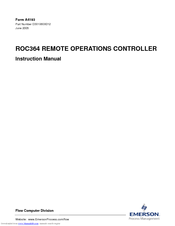 Emerson ROC364 Instruction Manual