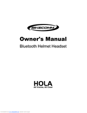 Bikecomm Hola Owner's Manual
