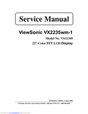 ViewSonic VX2235wm-1 Service Manual