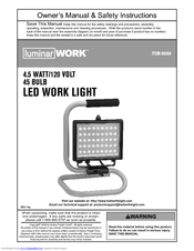 Luminar 66308 Owner's Manual & Safety Instructions