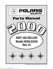 Polaris Indy 340 Deluxe 2000 Parts Manual