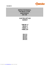 Bartscher PM1IE..A Instruction Manual