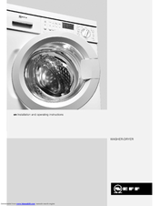 NEFF WASHER-DRYER Installation And Operating Instructions Manual