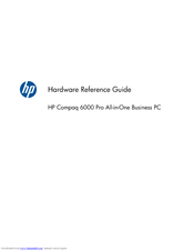 HP Compaq 6000 Reference Manual