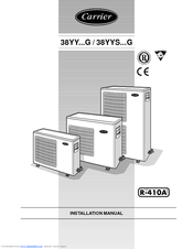 Carrier 38YS024G Installation Manual