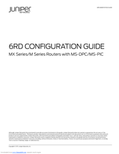 Juniper 6rd Configuration Manual