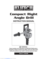 Klutch 144348 Instruction Manual