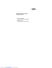 IBM 63441 Maintenance Service Manual