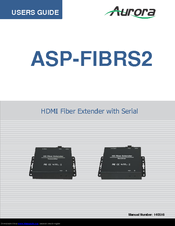 Aurora ASP-FIBRS2 User Manual