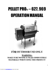 PELLET PRO 969 Operation Manual