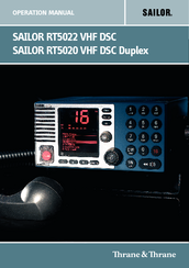 Sailor RT5022 VHF DSC Operation Manual