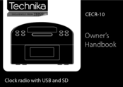 Technika CECR-10 Owner's Handbook Manual