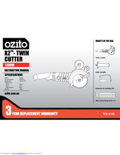 Ozito X2 TWIN CUTTER Instruction Manual