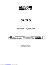 Audio Pole CDR 5 User Manual