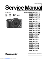 Panasonic Lumix DMC-GF3KGT Service Manual