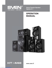 SVEN HT-440 Operation Manual