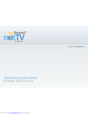 Snazzi SN1510-A1 Operating Instructions Manual