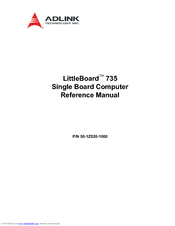 ADLINK Technology LittleBoard 735 Reference Manual