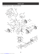 Craftsman 247.772460 Parts List