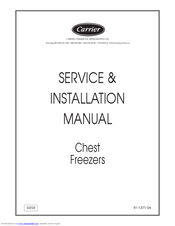 Carrier E2SF-13 Service & Installation Manual