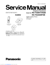 Panasonic KX-TGA840FXB Service Manual