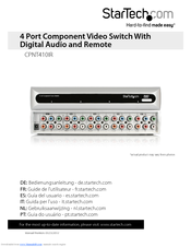 StarTech.com CPNT410IR Instruction Manual
