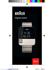 Braun BN10 Operating Manual