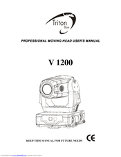 Triton Blue V 1200 User Manual