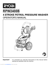 Ryobi RPW2400B Operator's Manual