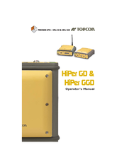 Topcon HiPER GD Operator's Manual