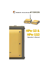 Topcon HiPER GGD Operator's Manual