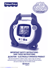 Fisher-Price Kid Tough M8933 User Manual