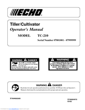 Echo Power Blend TC-210 Operator's Manual