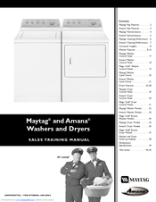 Amana Washers and Dryers Training Manual