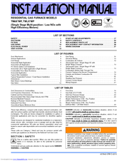 Johnson Controls TM8X*MP Series Installation Manual