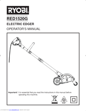 Ryobi RED1520G Operator's Manual