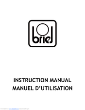 Briel Domus Uno ES160E-TB Instruction Manual