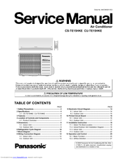 Panasonic CU-TE9HKE Service Manual