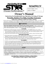 North Star M165911V Owner's Manual