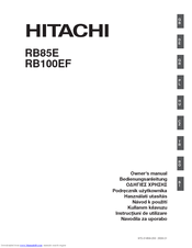 Hitachi RB100EF Owner's Manual