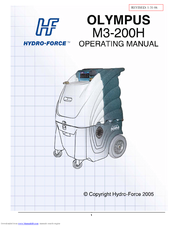 Hydro-Force OLYMPUS M3-200H Operating Manual